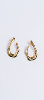 Gold Geo Statement Earrings