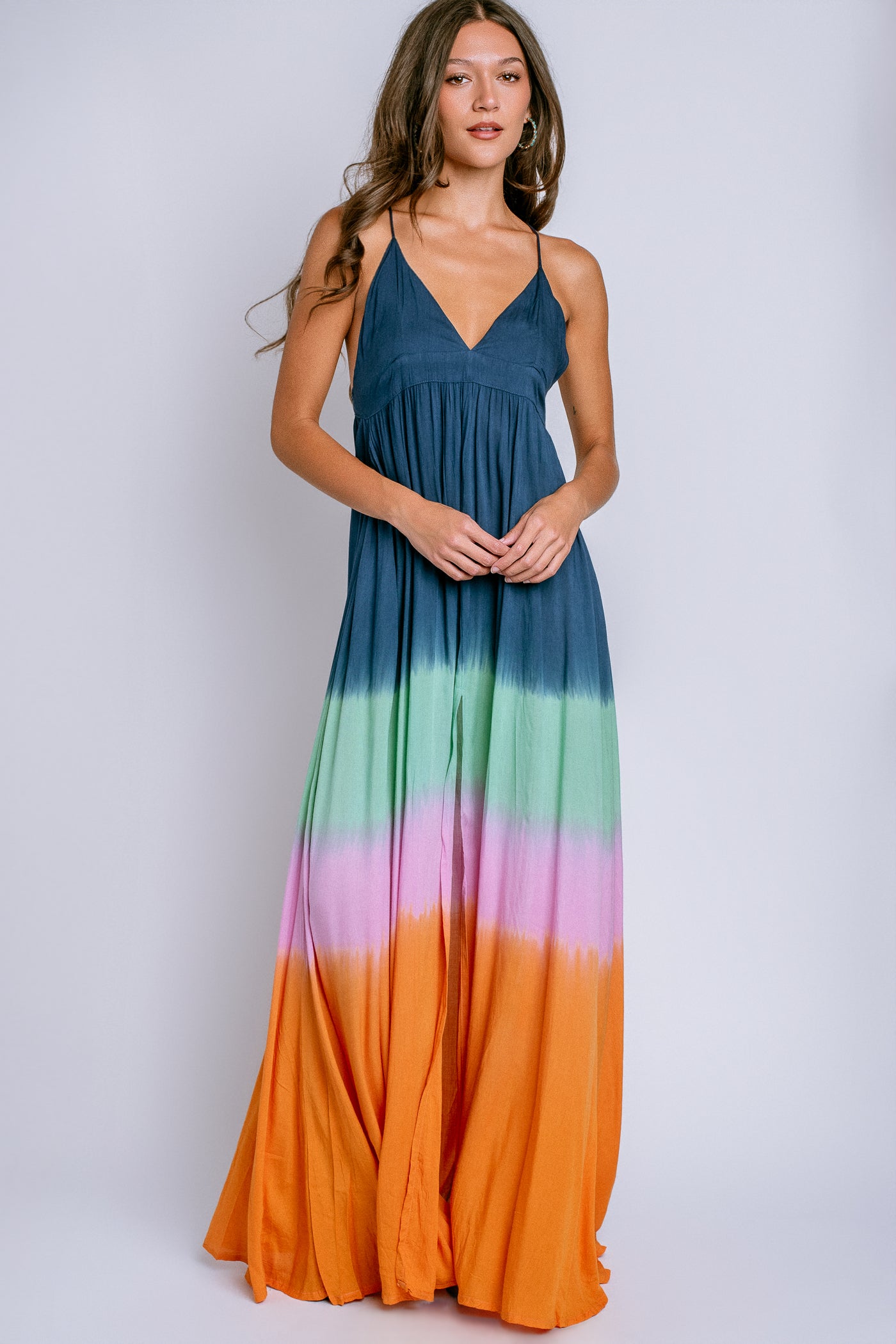 chinese dress ladies Daydream Daze Strapless Maxi Dress Print main image 1