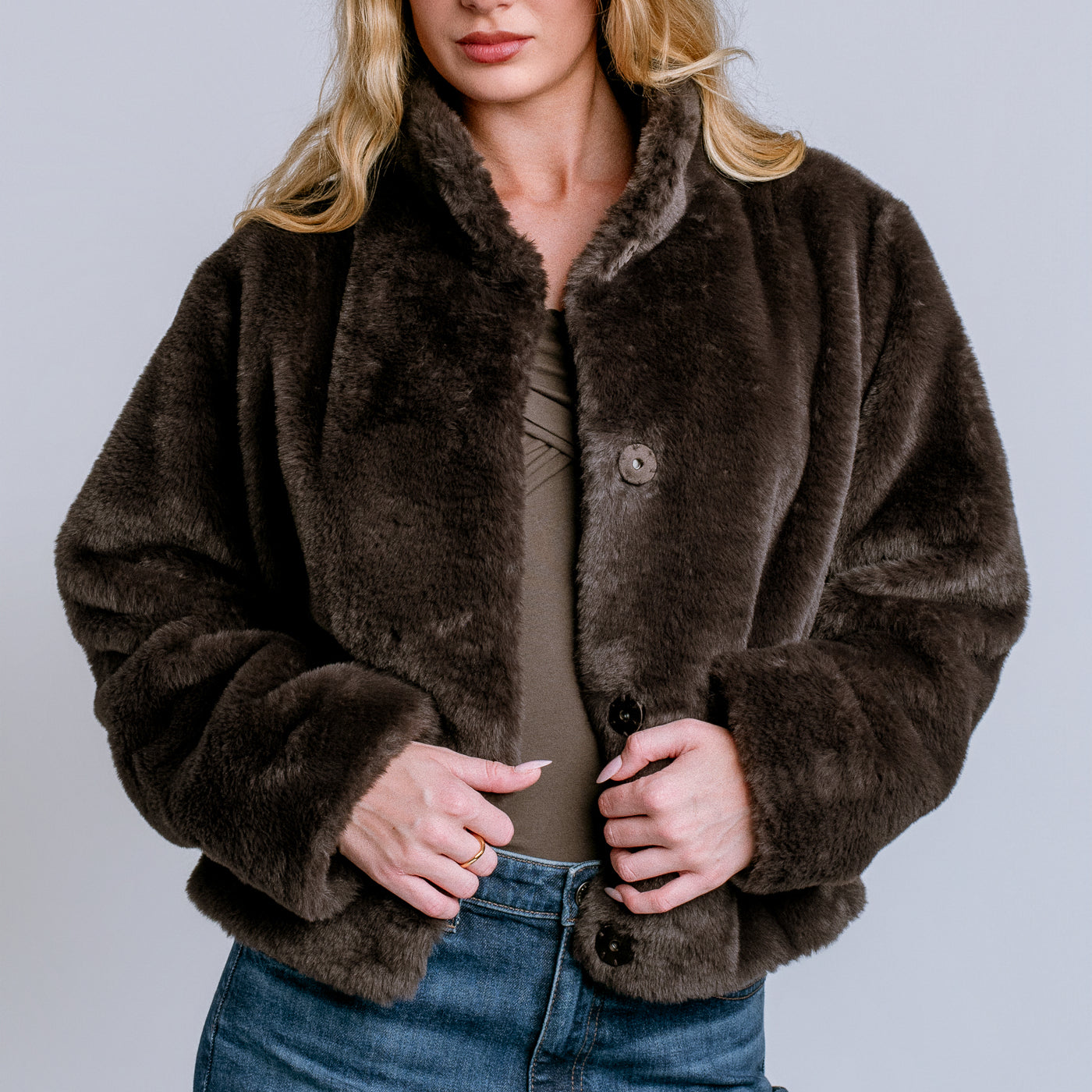Sheena Luxe Faux Fur Jacket