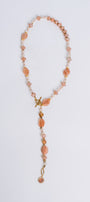 Sherwood Bridge Diamonds Sunstone Toggle Y Necklace