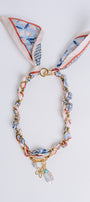 Sherwood Bridge Diamonds Charm Scarf Necklace