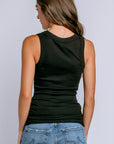 Michael Stars Blanche Ruched Side Tank