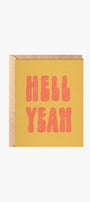 Daydream Prints Hell Yeah Retro Congrats Card