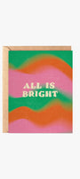 Daydream Prints All Is Bright Holiday Card