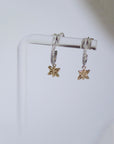 Sadie Jo Jewelry Co. Diamond Butterfly Pave Charm Hoops