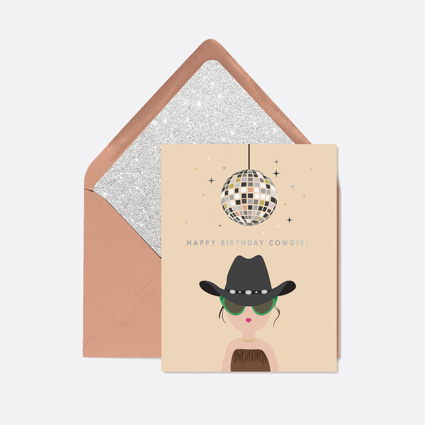 Ginger P. Designs Cowgirl Birthday Card