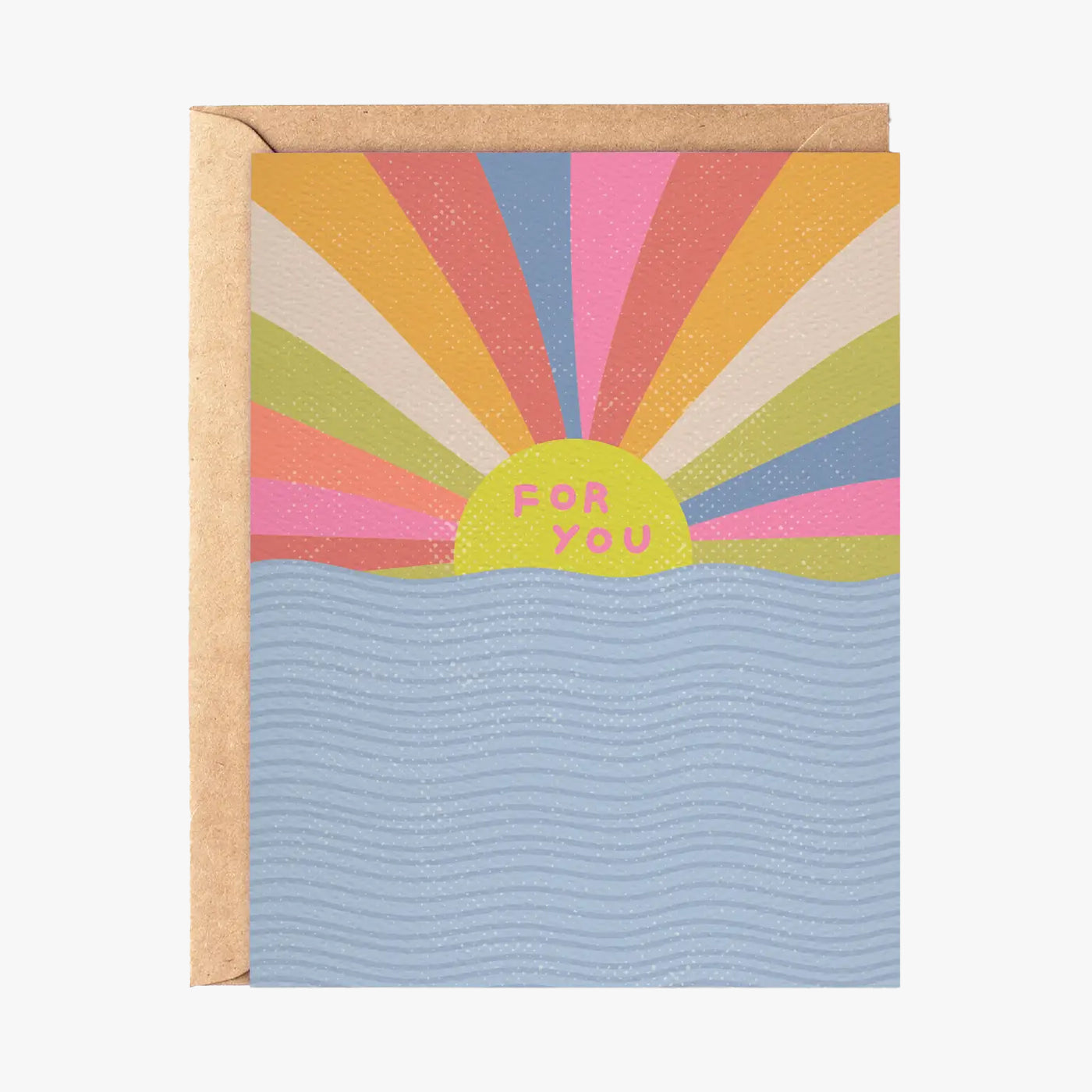 Daydream Prints For You Colorful Raibow Card