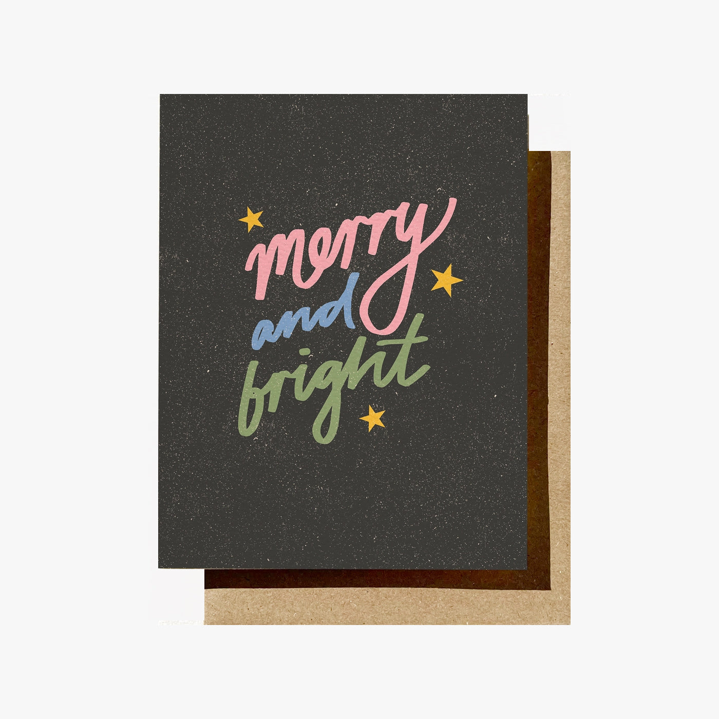 Daydream Prints Merry and Bright Christmas Card