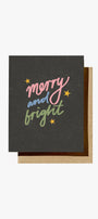 Daydream Prints Merry and Bright Christmas Card