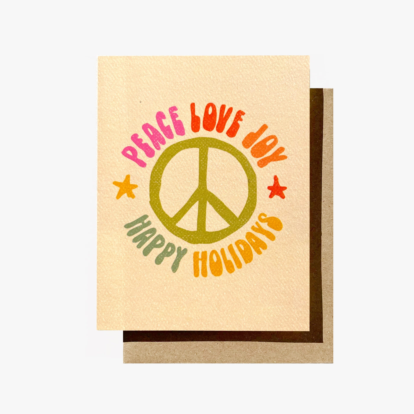 Daydream Prints Peace Love Joy Peace Sign Card