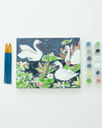 Paint Anywhere Swans Paint By Numbers Framed Mini