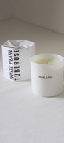 Makana White Pearl Tuberose Pliage Candle
