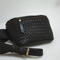 MANDRN Remy Woven Bag in Black