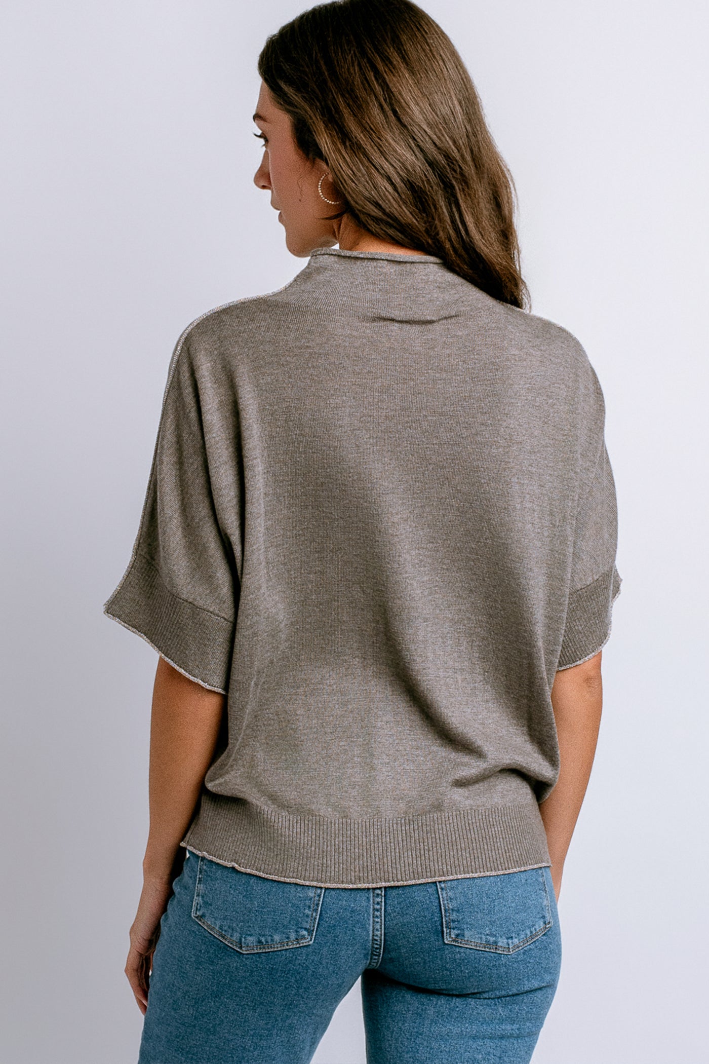 Fawn Mock Neck Top
