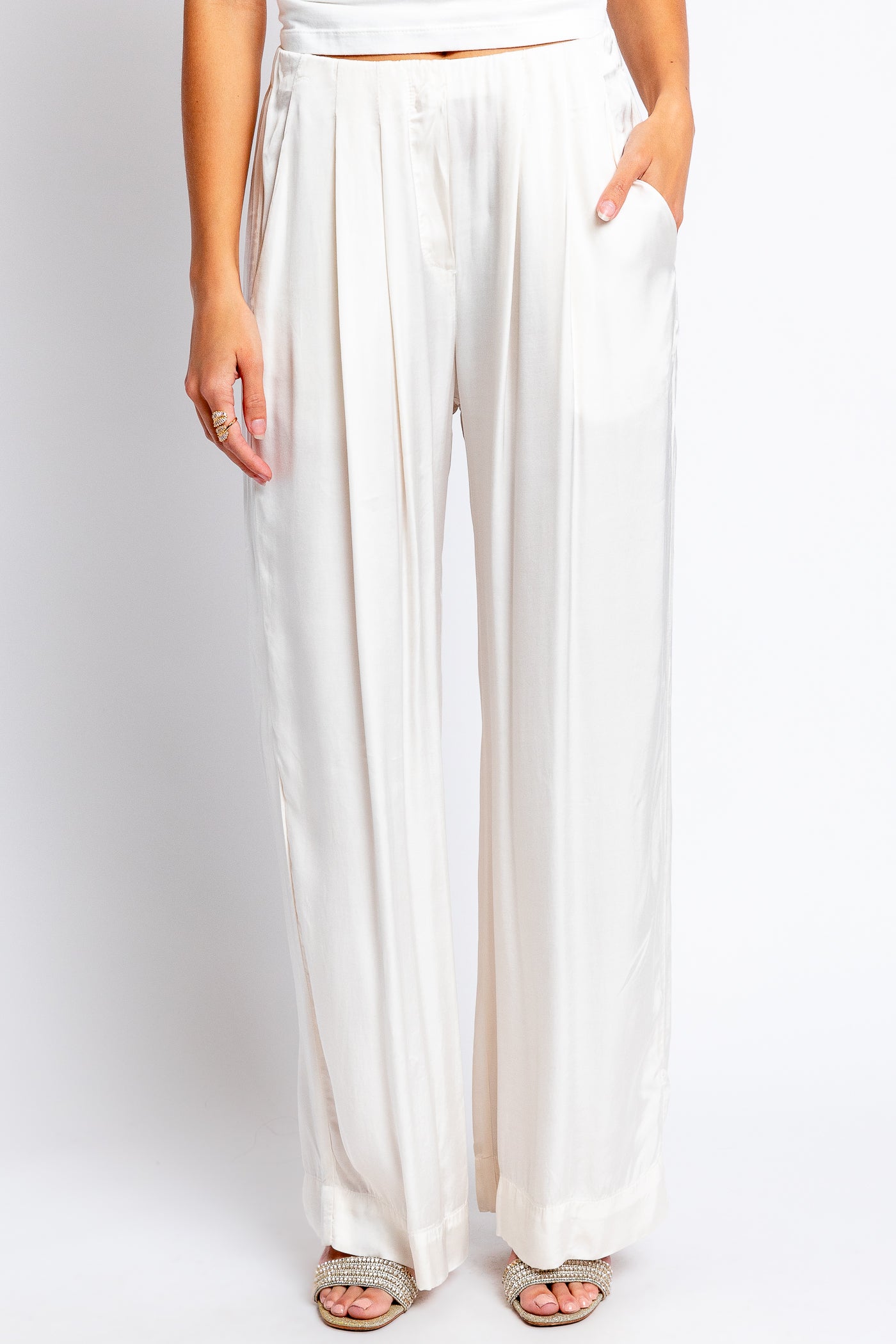 Velvet Rhetta Satin Pant