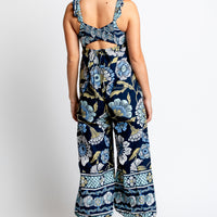 Free People Bali Albright Jumpsuit in Navy Combo