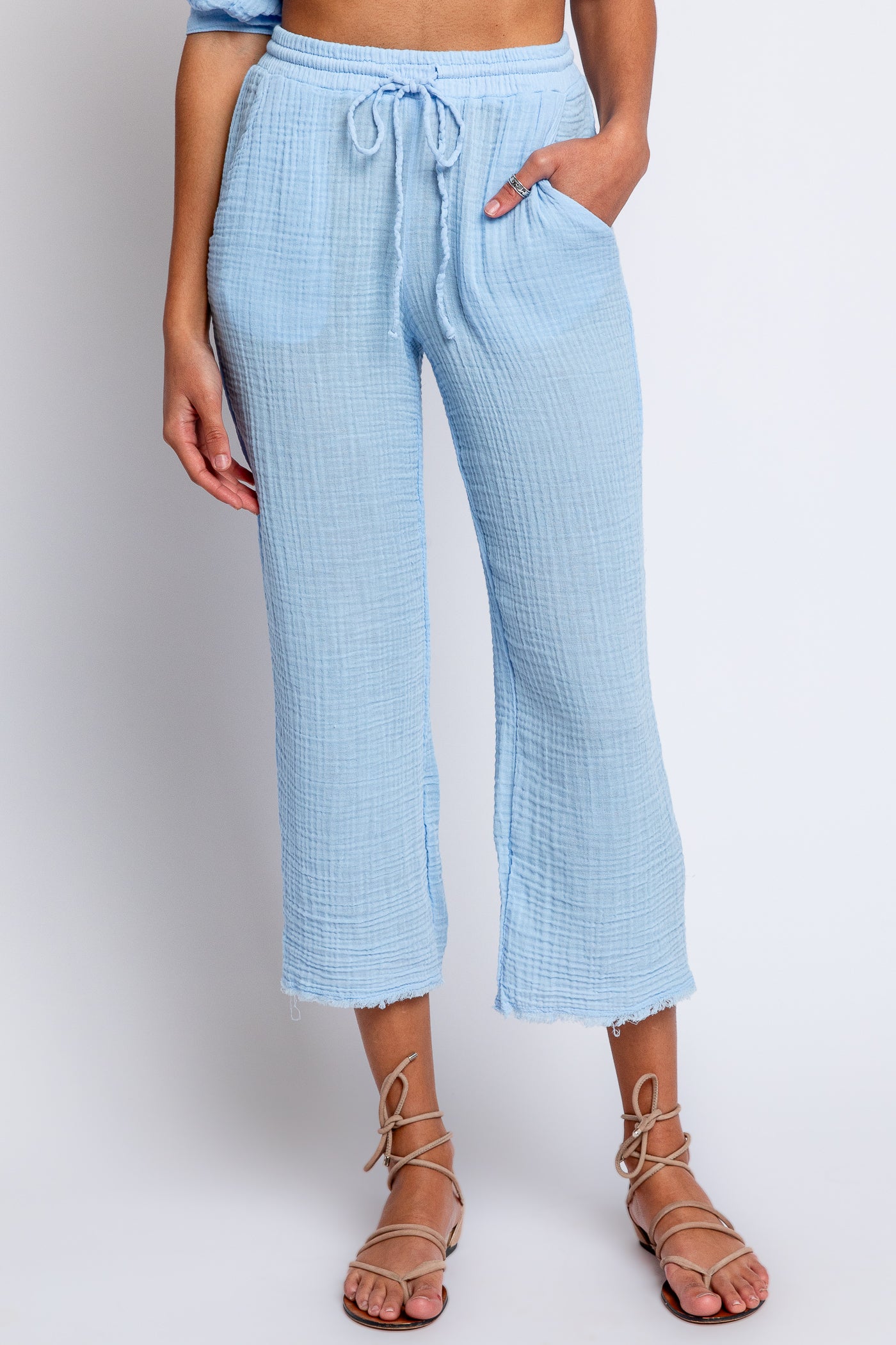 Michael Stars Ashton Gauze Crop Pant