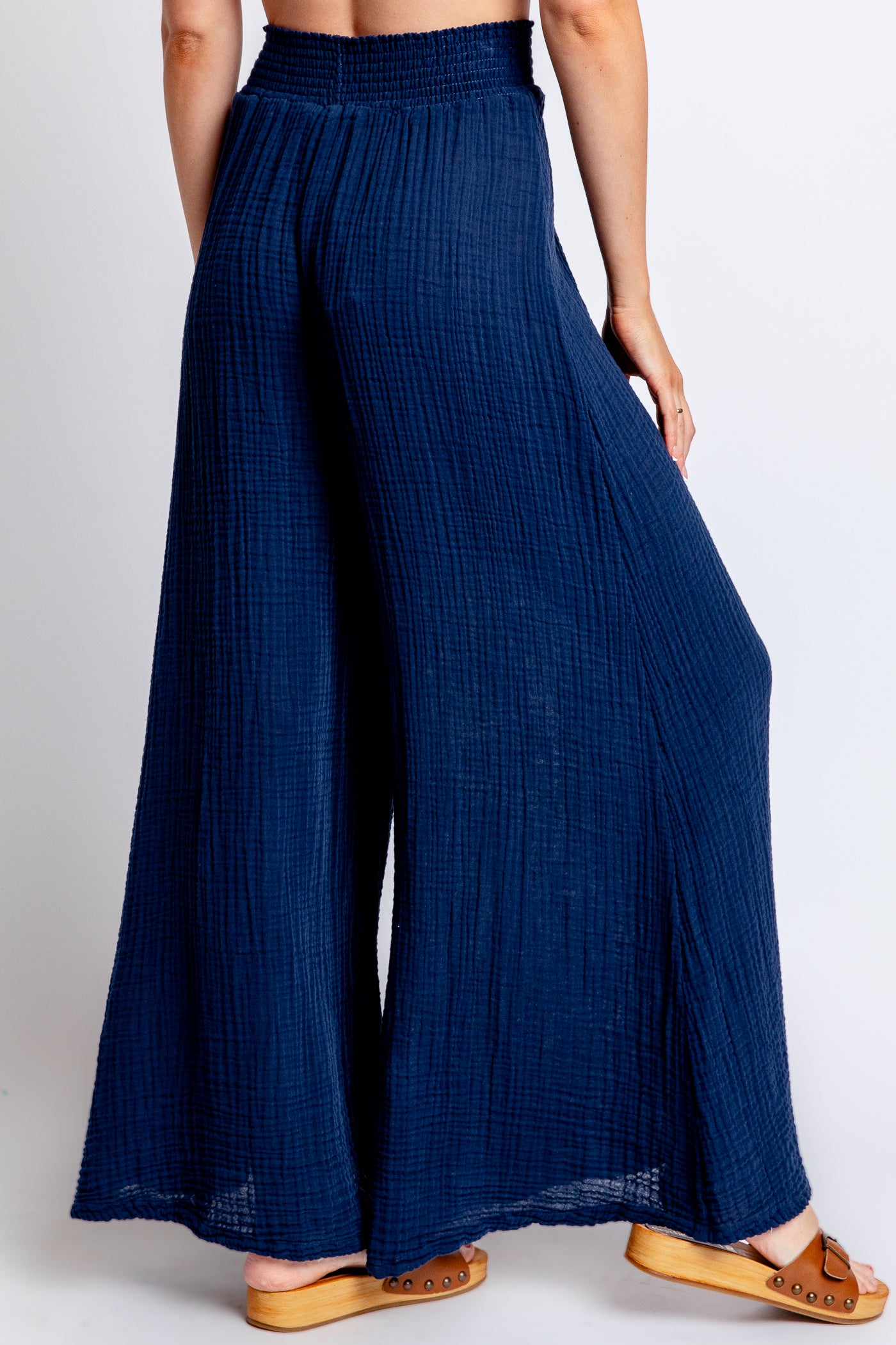 Michael Stars Simba Wide Leg Gauze Pant