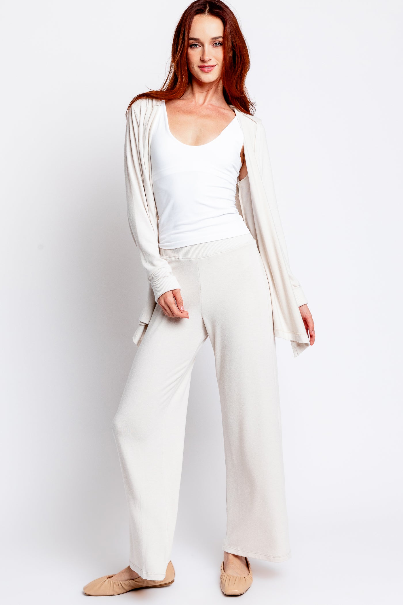 Michael Stars Gabi Open Hooded Cardigan