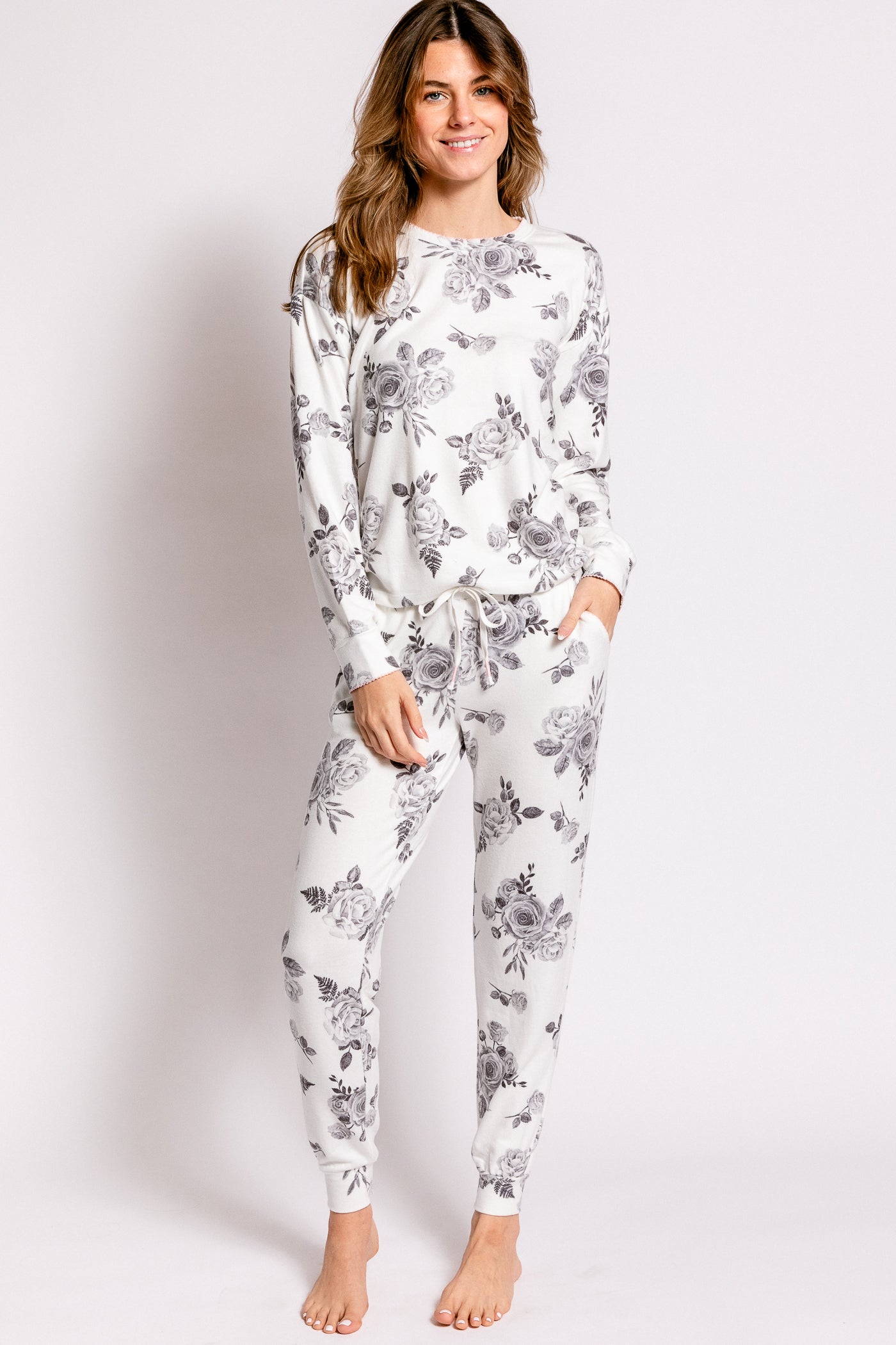 PJ Salvage Feeling Loved Long Sleeve Top