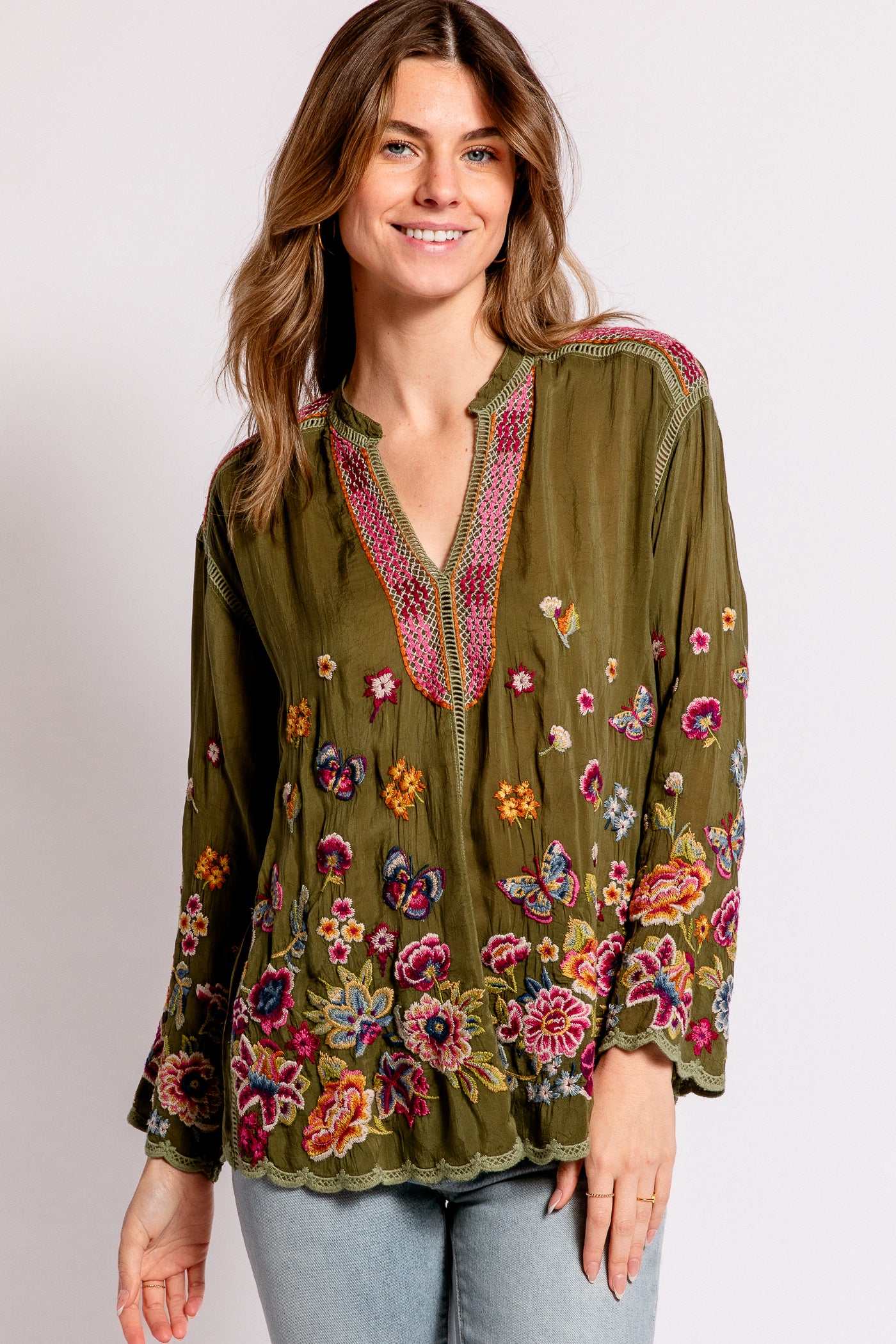 Johnny Was Mathilde Maude Blouse