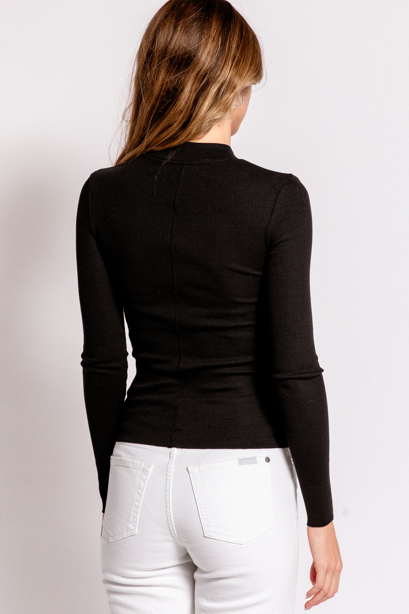 Nation LTD Gina Slim Mock Neck