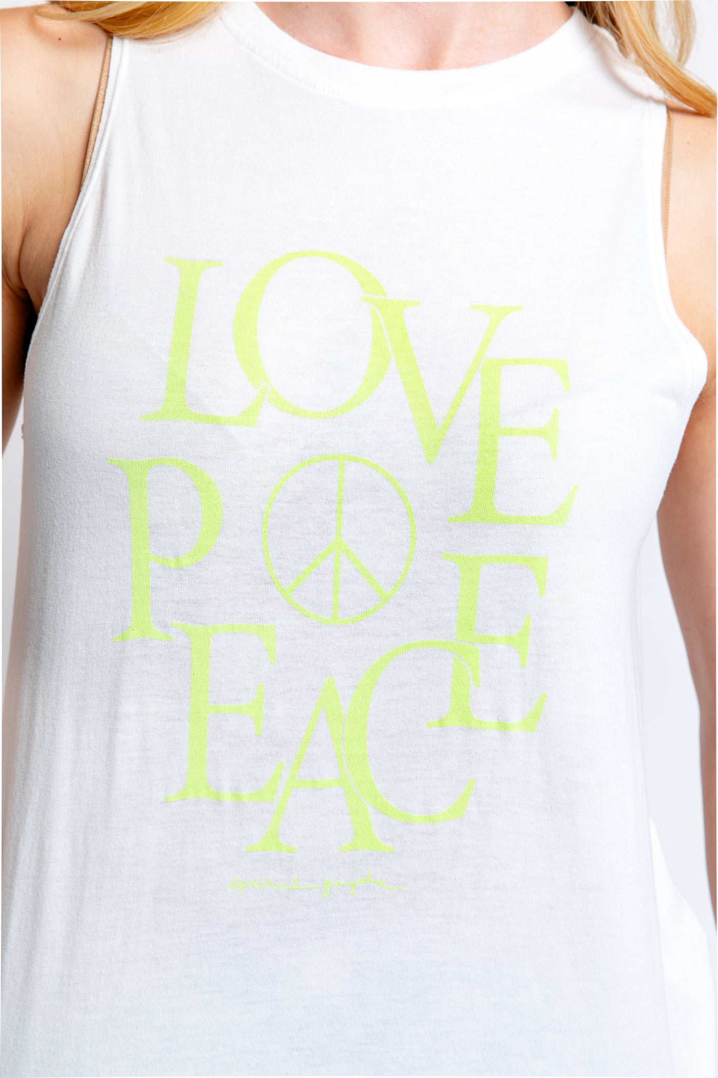 Spiritual Gangster Love Peace Jade Tank