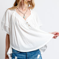 Free People Sunray Babydoll in White