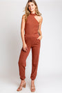 Lanston Asymmetrical Turtleneck Tank