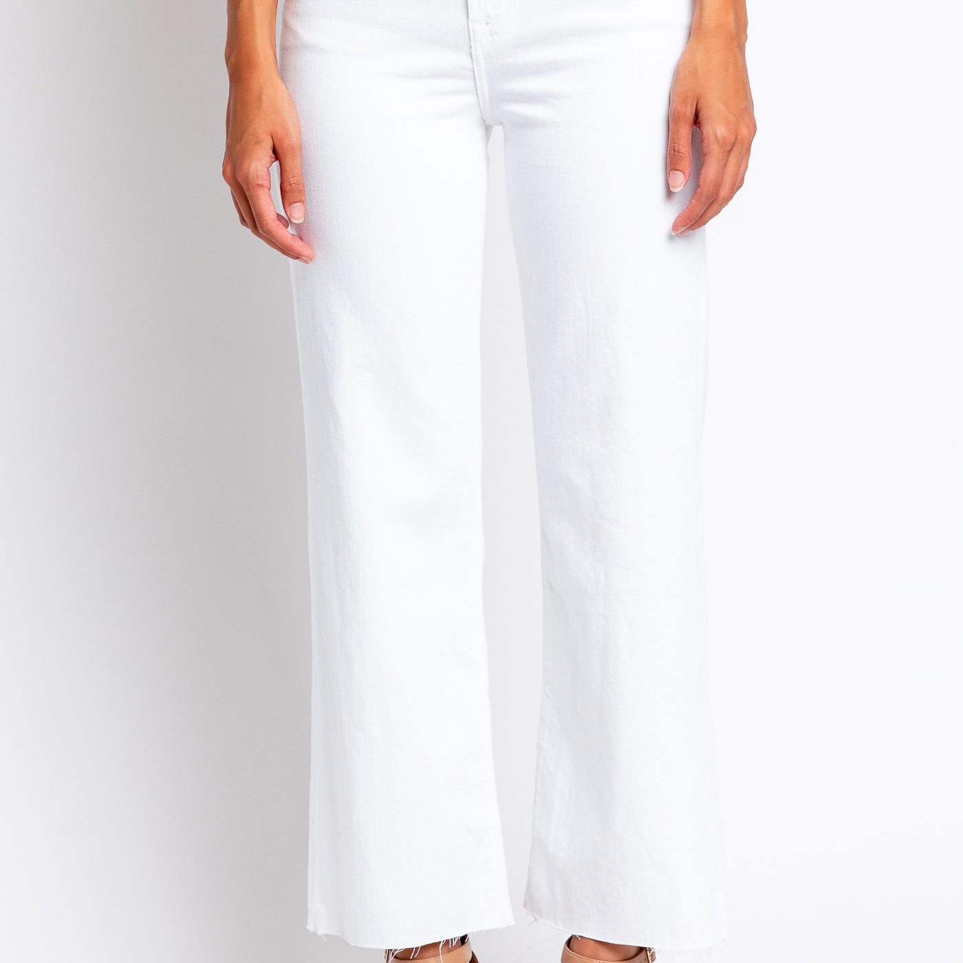 7 For All Mankind Cropped Alexa Cut Hem