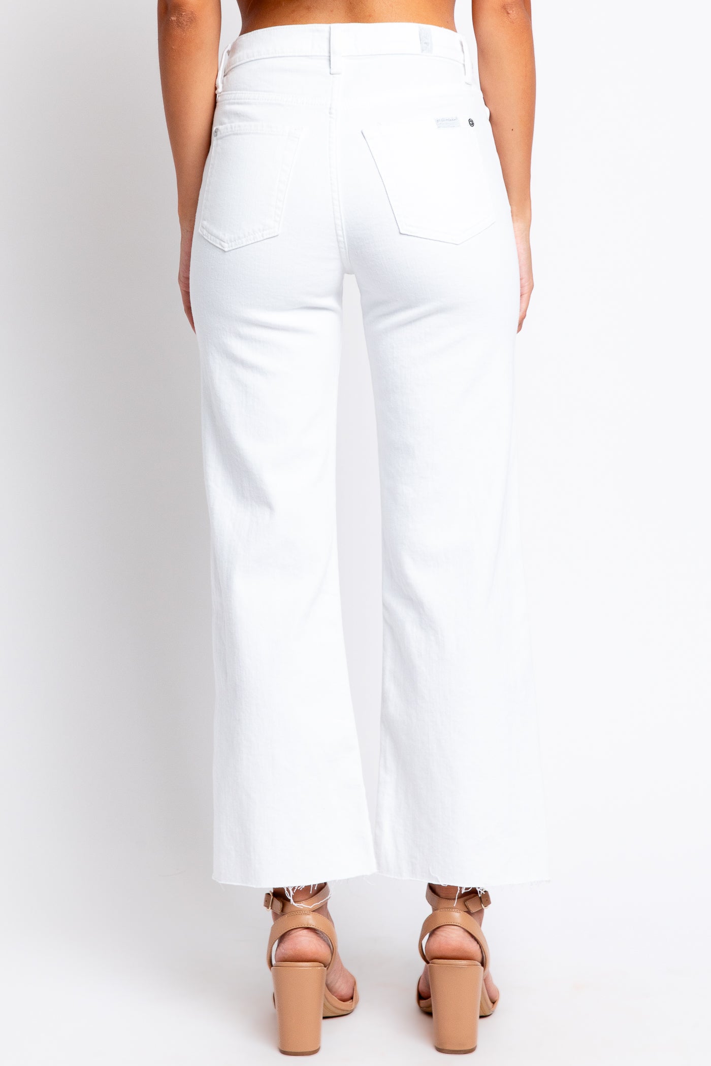 7 For All Mankind Cropped Alexa Cut Hem