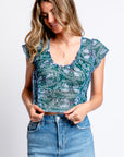 Free People Oh My Baby Tee