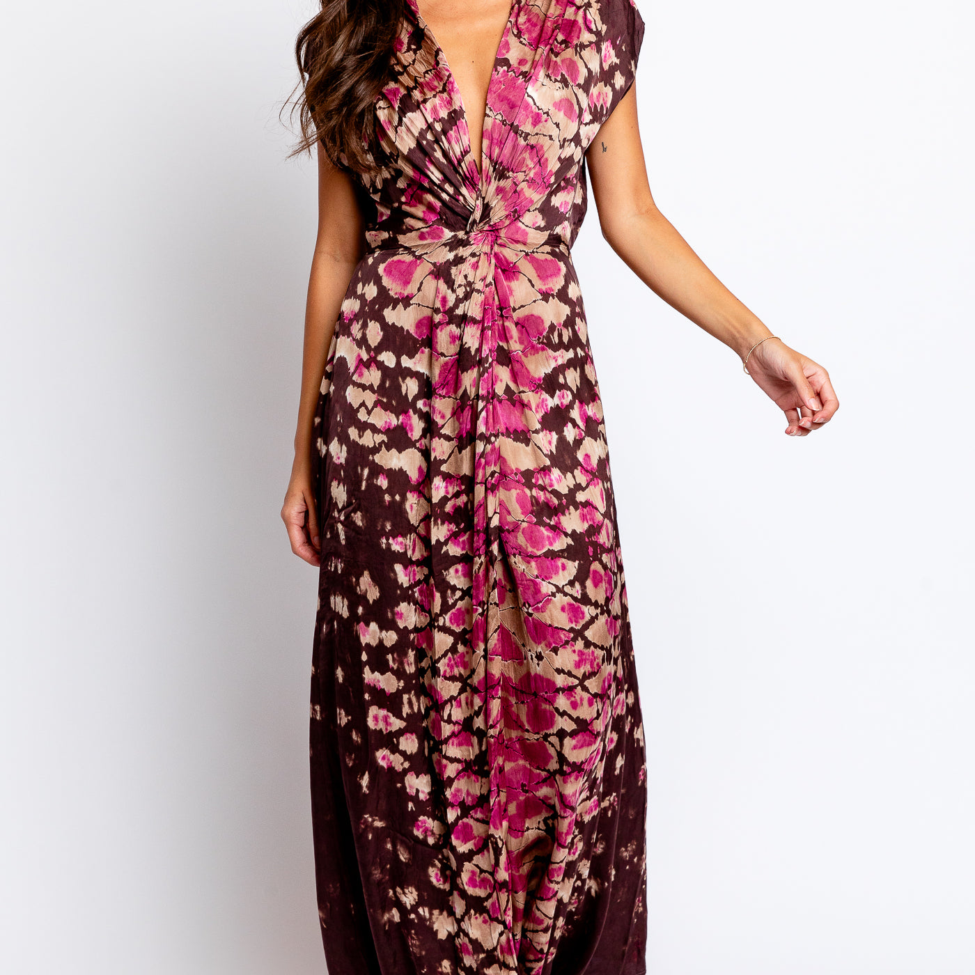 Young Fabulous & Broke Hellen Satin Dress