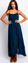 Milio Milano Textured Gauze Maxi Dress