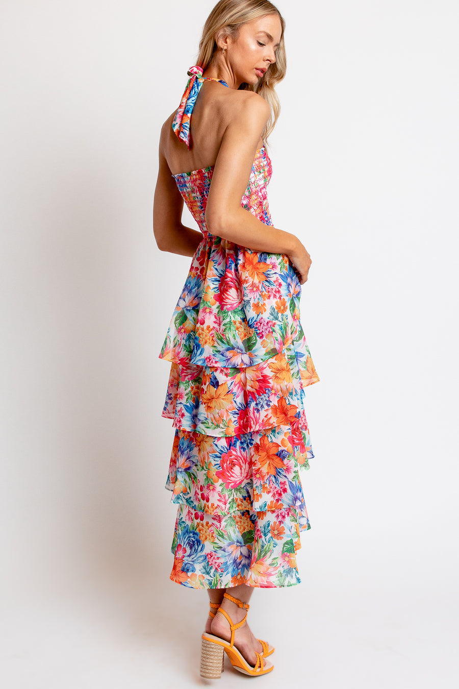 Hale Bob Corine Dress in Ivory