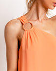 Krisa One Shoulder Ring Dress