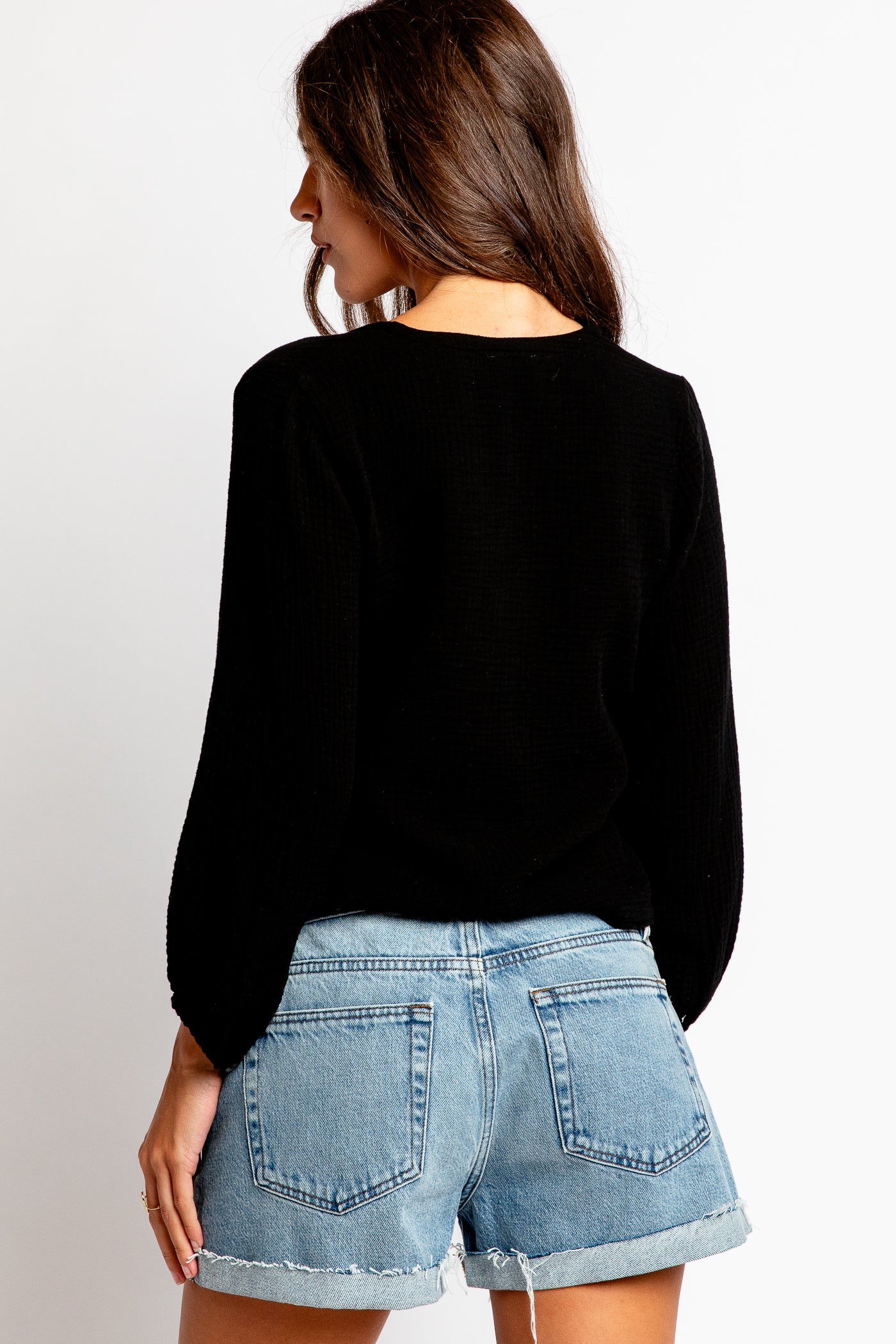 Nation LTD Maribeth Gauze V-Neck