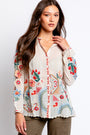 Johnny Was Luciana Ruelle Blouse