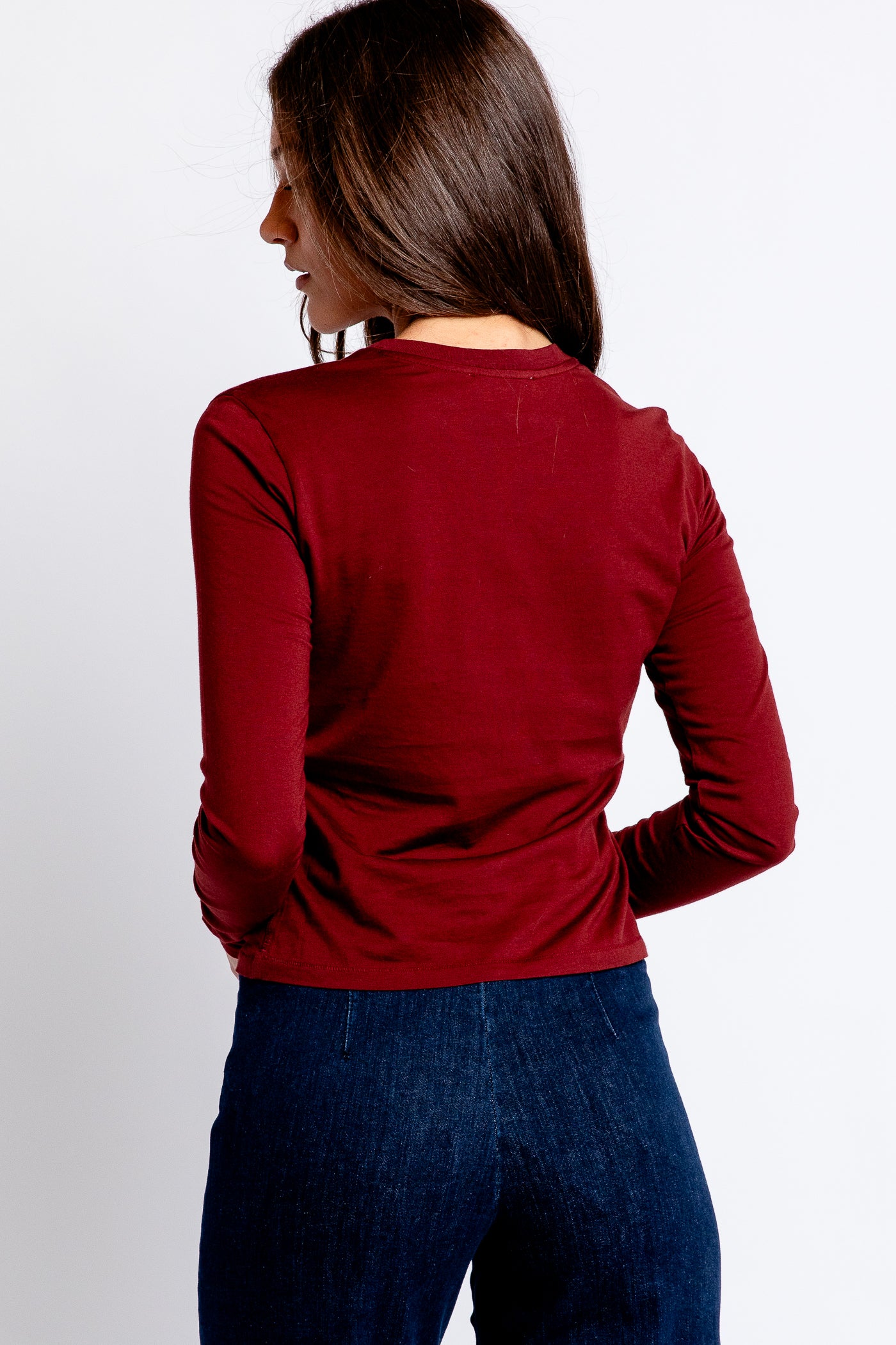 FRAME Long Sleeve Baby Tee