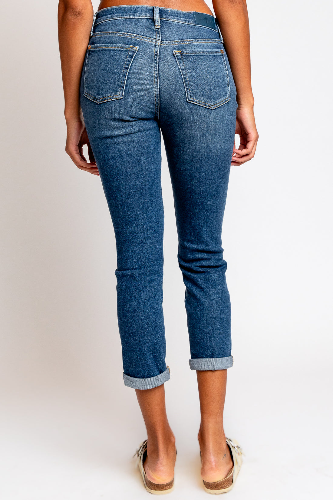 7 For All Mankind Josefina in Blue Print