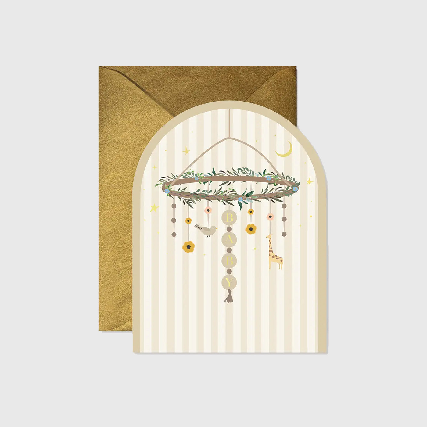 Ginger P. Designs Baby Mobile Arch Card