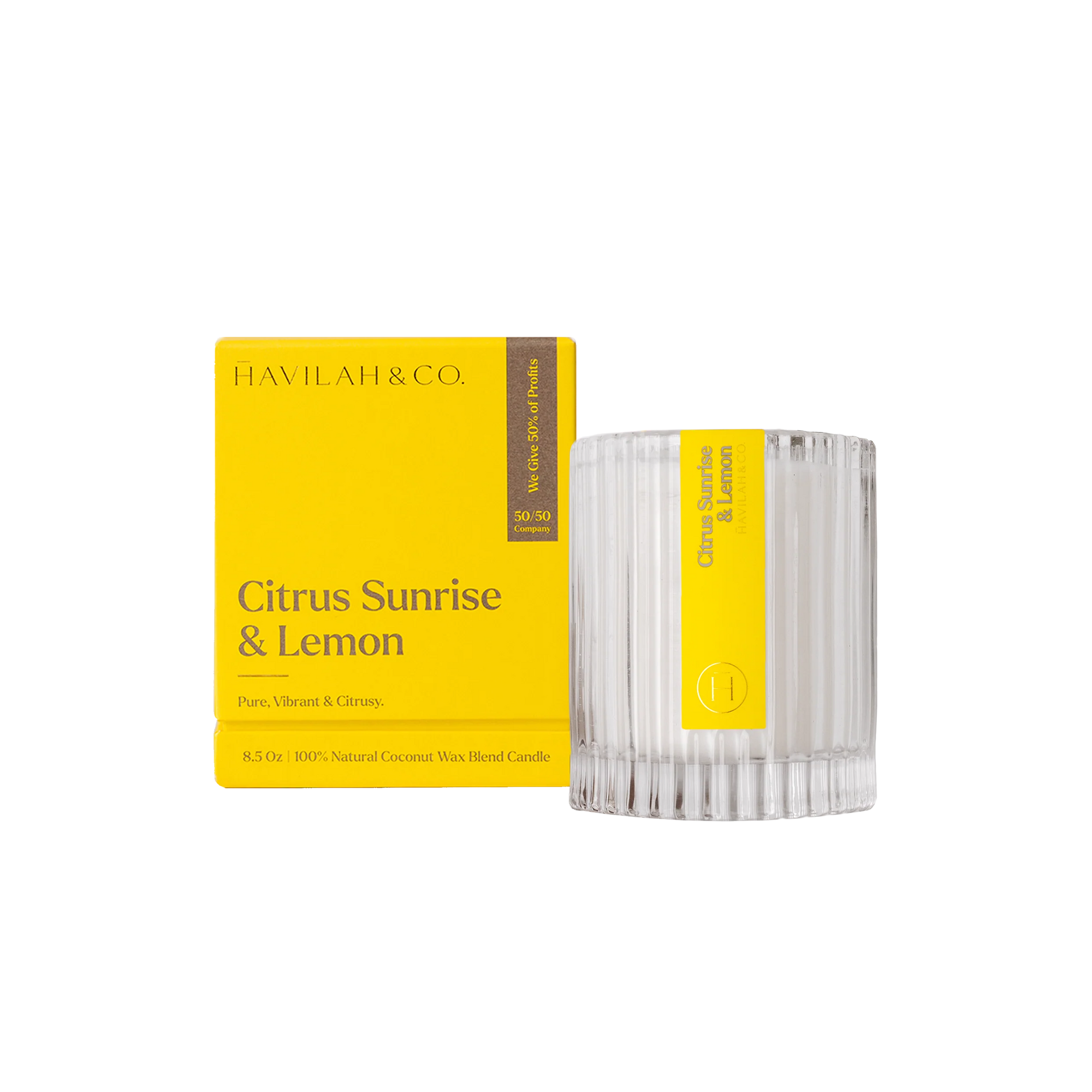 Havilah & Co. Citrus Sunrise & Lemon Candle