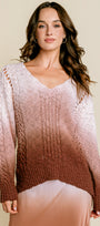Kenna Oversized Ombre Sweater
