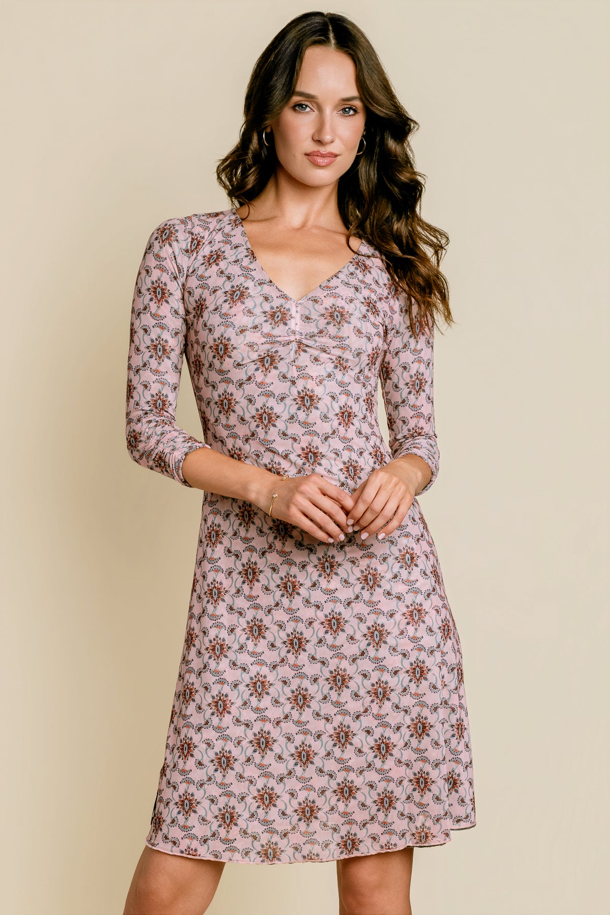 Johnny Was Lizzeth Reversible Mesh Dress