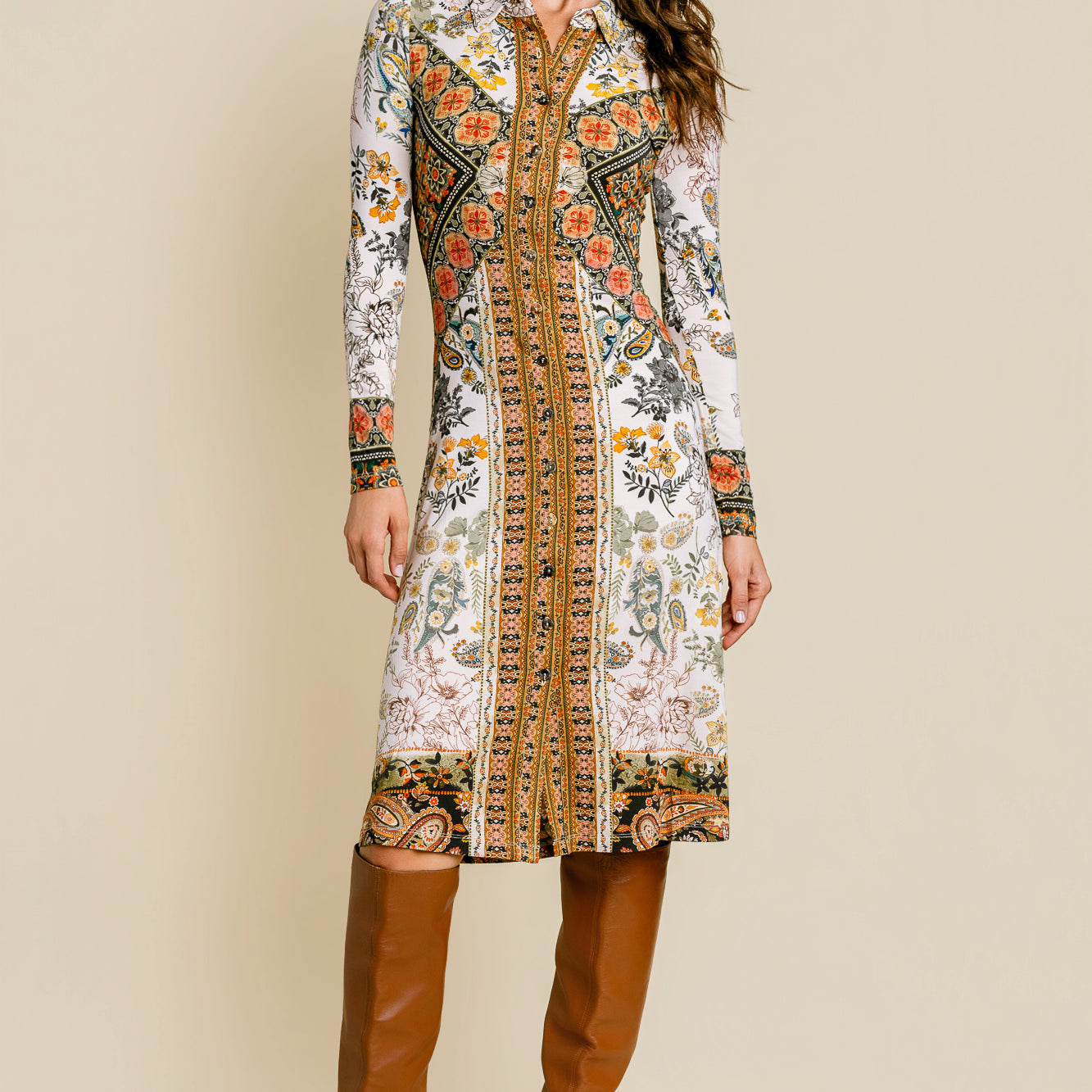 Johnny Was Janie Favorite Button Down Dress