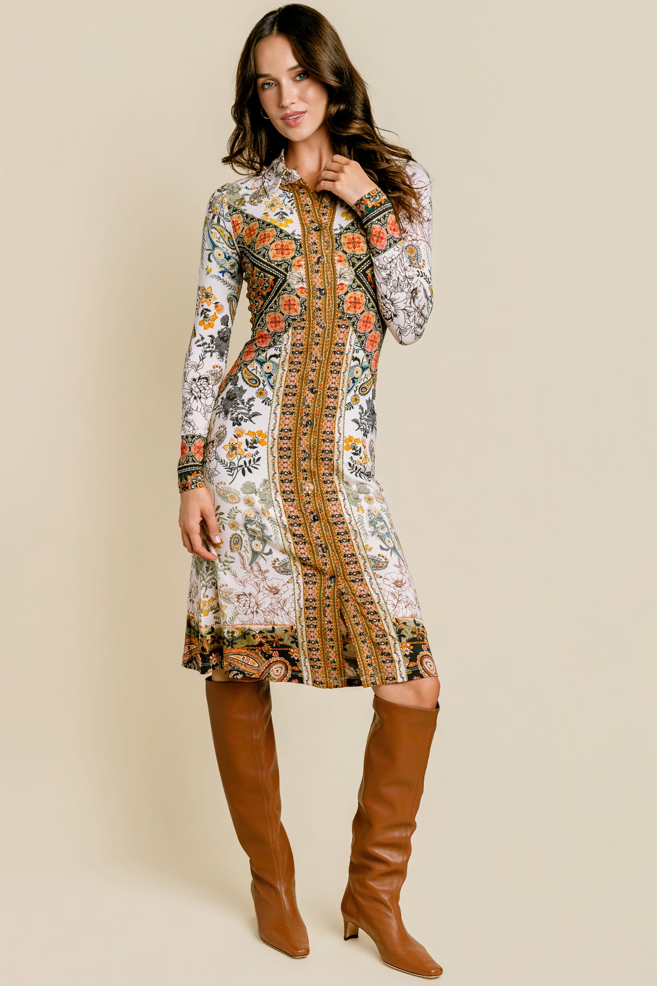 Johnny Was Janie Favorite Button Down Dress