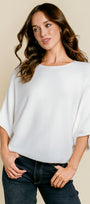 Batwing Sleeve Knit Top
