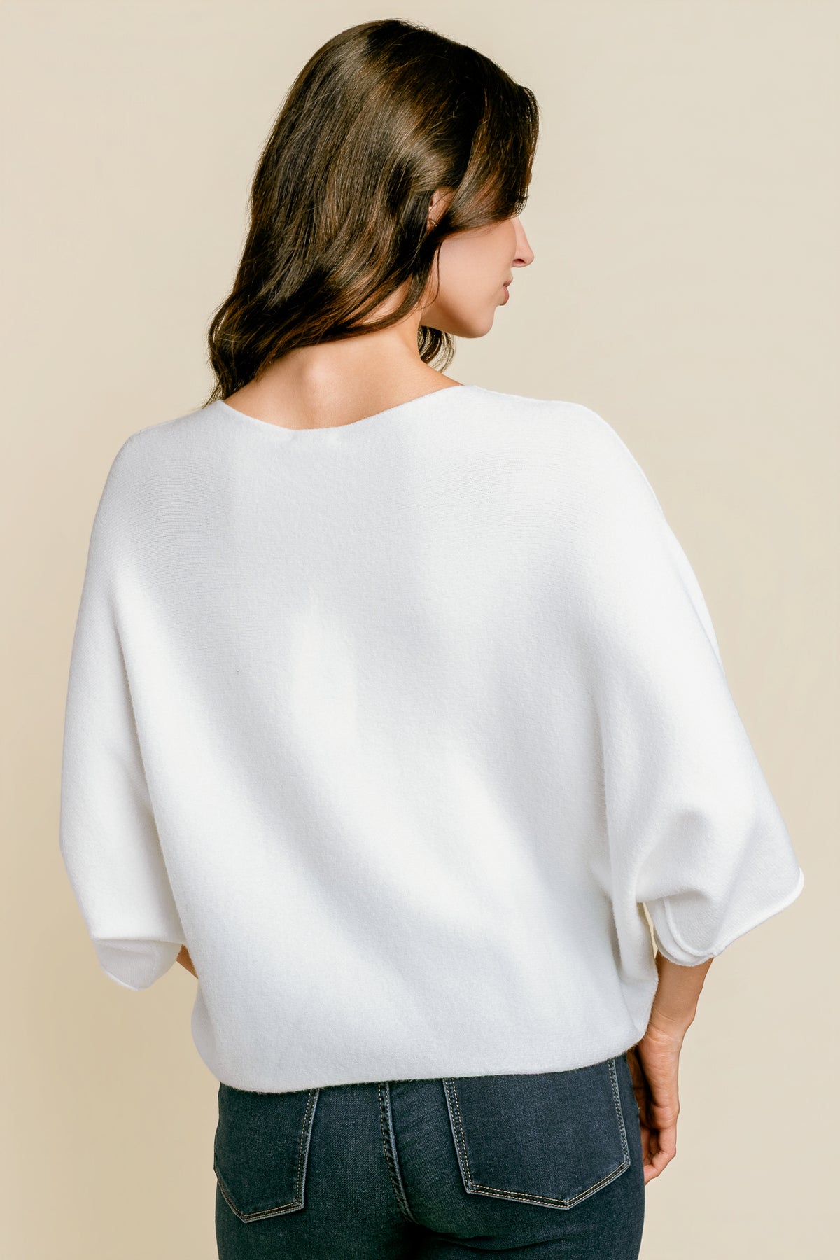 Batwing Sleeve Knit Top