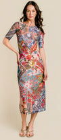 Astrid Mesh Midi Dress