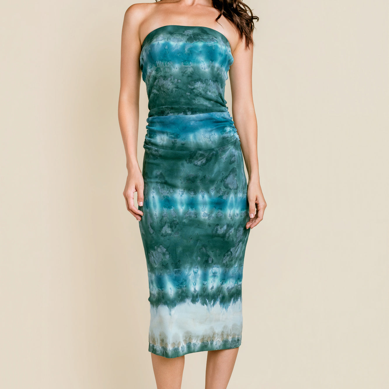 Carla Strapless Midi